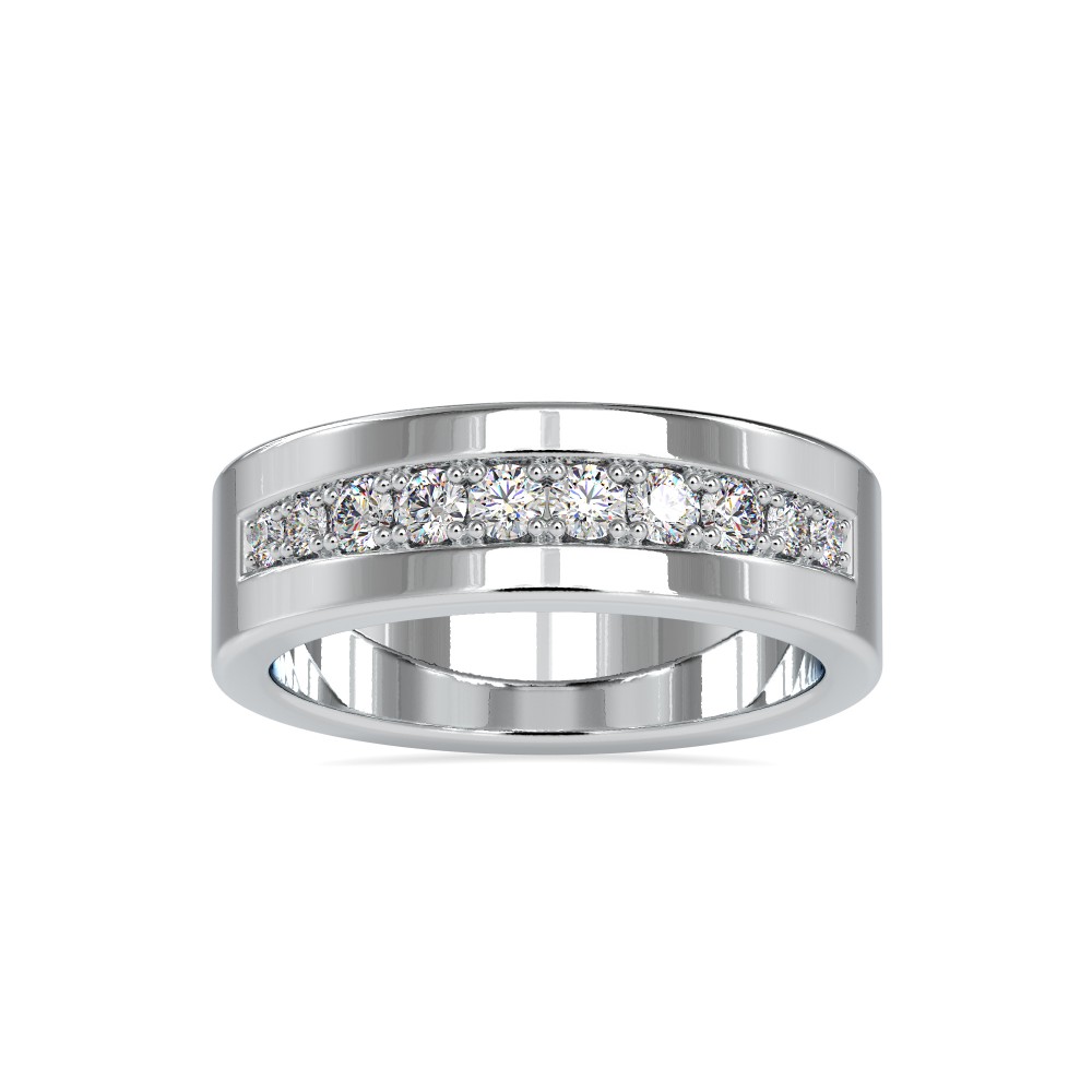 Unique Engagement Band Ring 