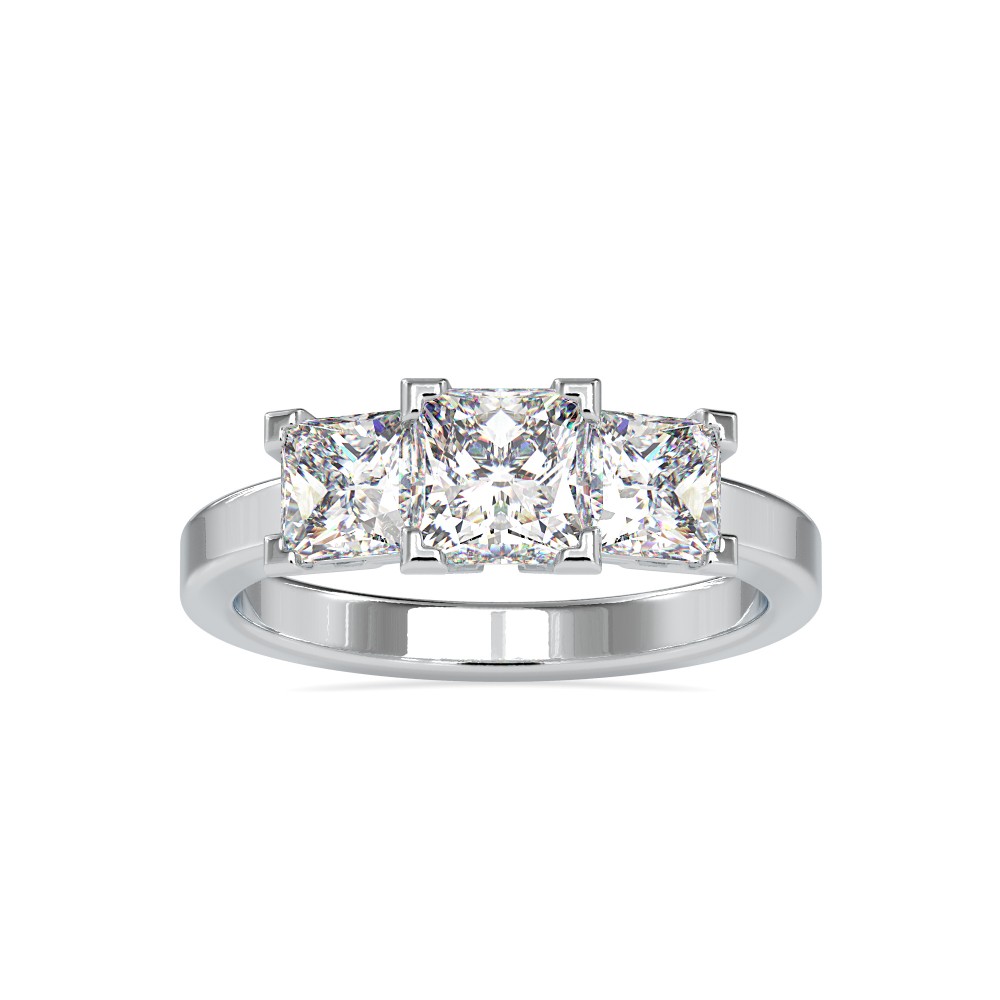 Mariya 3 Stone Princess Ring