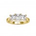 Mariya 3 Stone Princess Ring