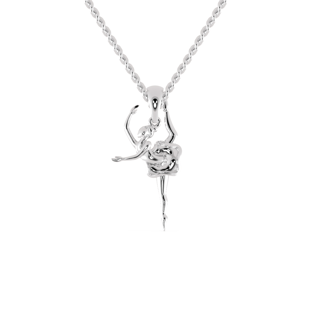 The Star Dancing Girl Pendant With Chain