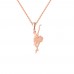 Dancing Girl Pendant With Chain