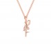 The Dancing Butterfly Girl Pendant With Chain