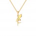 The Dancing Butterfly Girl Pendant With Chain