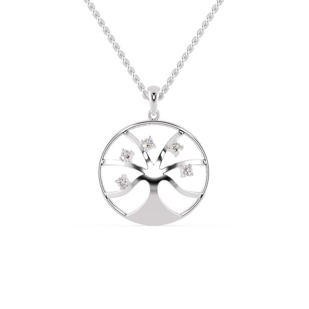 The Brooks Tree Pendant With Chain