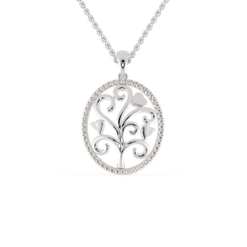 The Harrison Tree Pendant With Chain