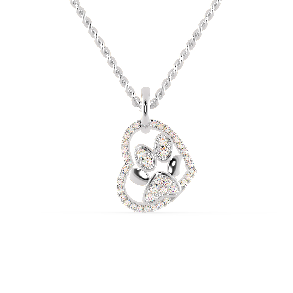 The Heart Leaf Pendant With Chain