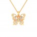 The Braxton Butterfly Delicate pendant With Chain
