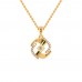The Harmon Natural Pendant With Chain