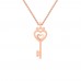The Key Heart Pendant With Chain