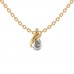 The Pear Solitaire Necklace