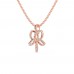 The Elegant Flower Pendant With Chain