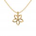 The Elegant Flower Pendant With Chain