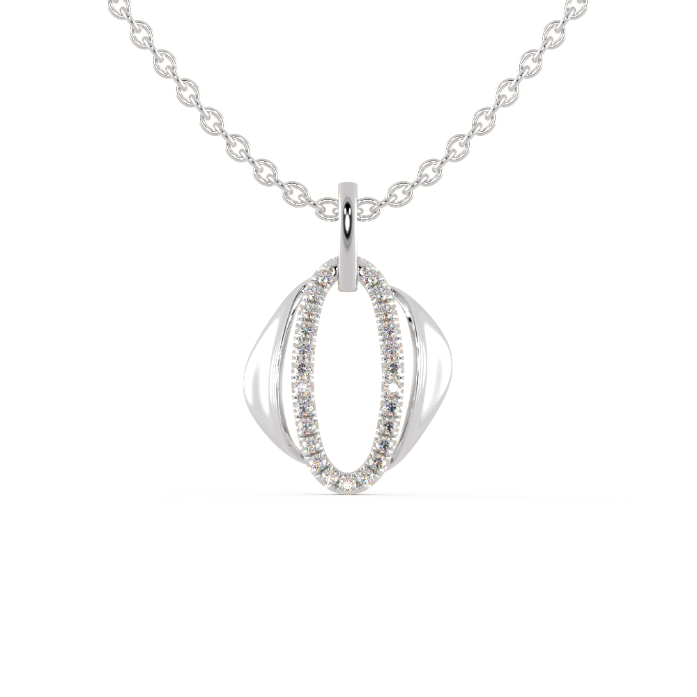 The Candace Natural Pendant With Chain