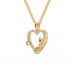 The Cassandra Natural Heart Pendant With Chain
