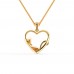 The Cassandra Natural Heart Pendant With Chain