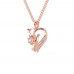 The Catherine Natural Heart Pendant With Chain