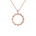 The Round Simple Pendant With Chain