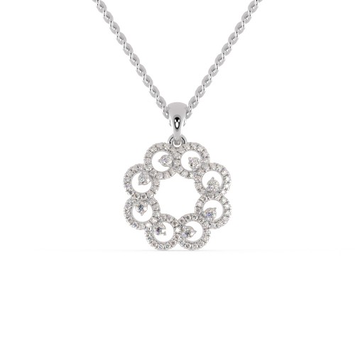 The Beautiful Circle Style Pendant With Chain