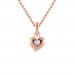 The Cerelia Natural Heart Pendant With Chain