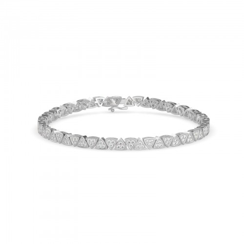 The Xenia Natural Diamond Tennis Bracelet