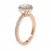 Sneha Halo Solitaire Ring (Without Center Stone)