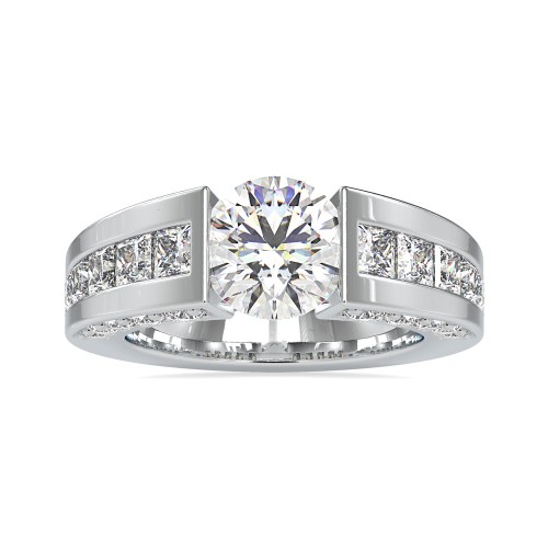 Tahhira Bar Setted Solitaire Ring