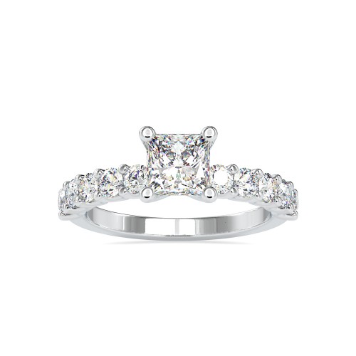 Sahaj Princess Cut Diamond Wedding Anniversery Ring