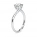 Keshavay Round Solitaire Promise Ring