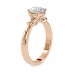 Suyog Round Cut Diamond Engagement Ring (Without Center Stone)