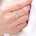 Gyan Certified Diamond Cluster Engagement Ring