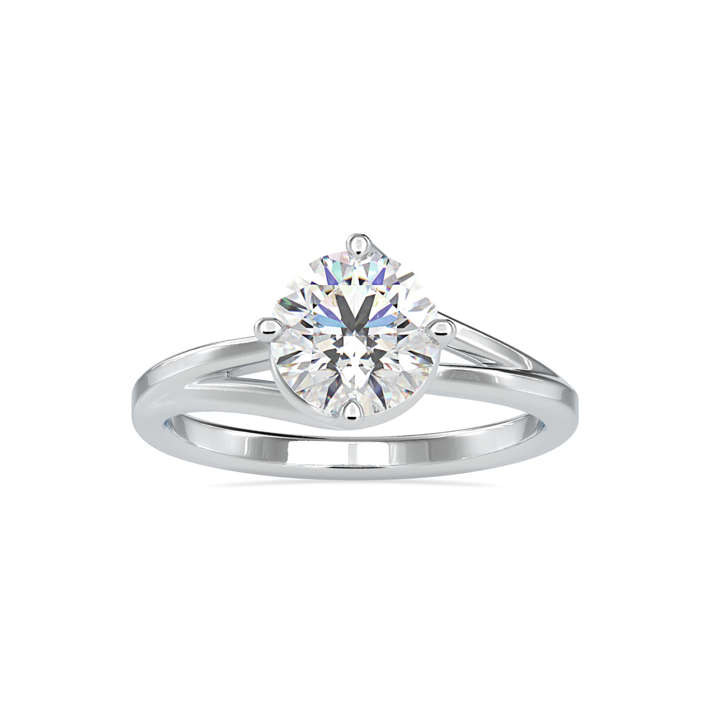 Caritra Solitaire Diamond Ring (Without Center Stone)