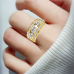 RajParam Pave Set IGI Certified Diamond Wedding Band Ring