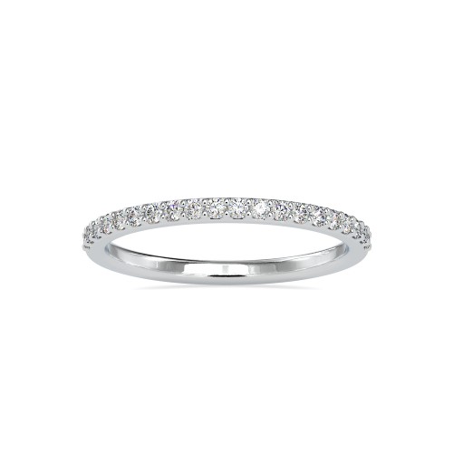 RajParam Pave Set IGI Certified Diamond Wedding Band Ring