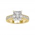 RajVallabh Princess Cut Solitaire Engagement Ring