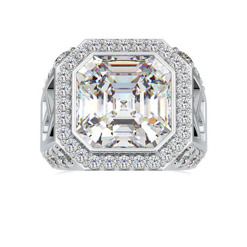 RajDharm SGL Certified 11.54 Carat Certified Diamond Ring