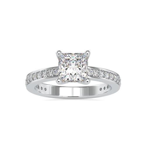 RajHir 1.36 Ct Princess Unique Ring