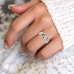 Vriksha Leaf Shaped Wedding Bridal Ring