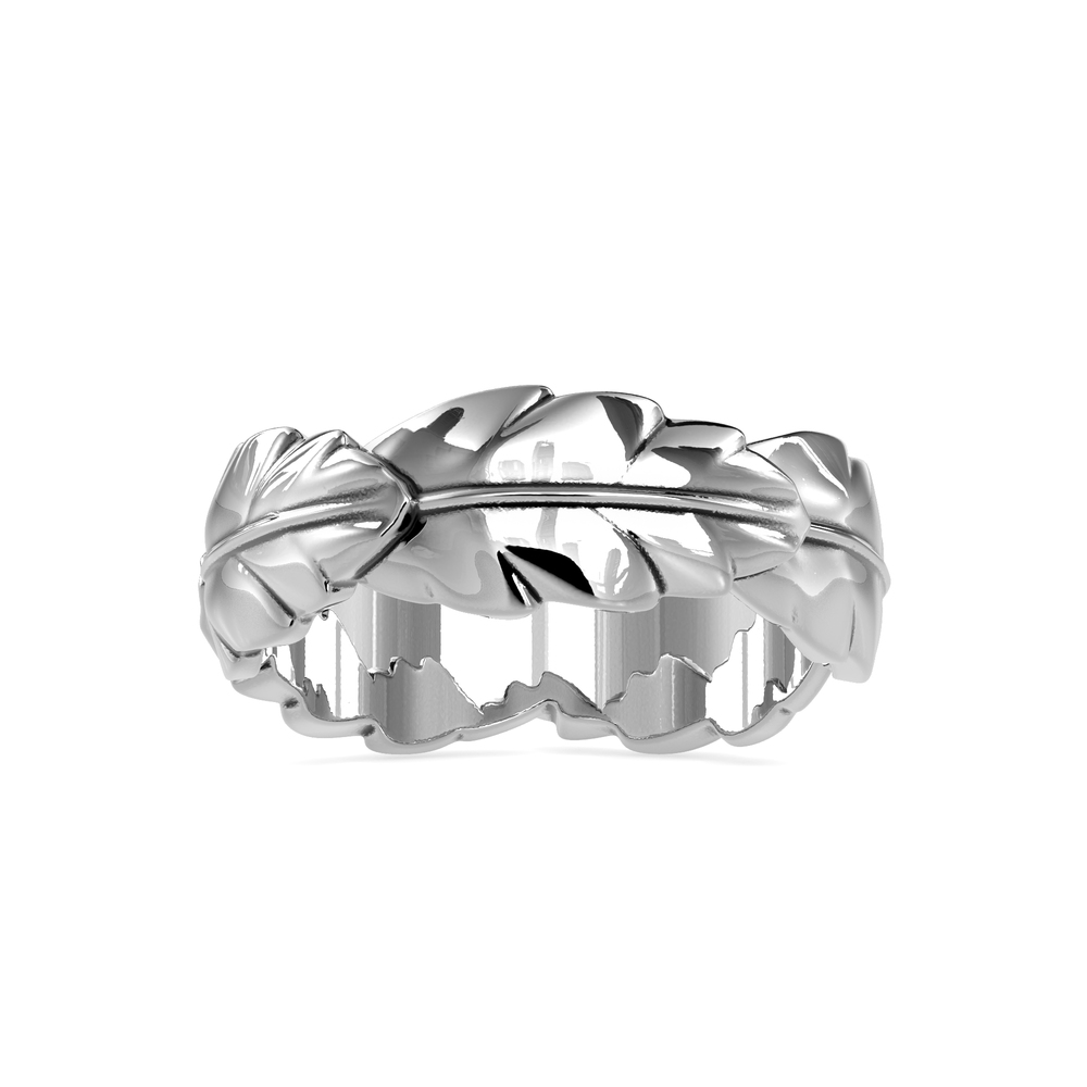 Vriksha Leaf Shaped Wedding Bridal Ring