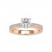 Paum Antique Round Diamond Prong Set Engagement Ring