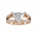 Pulkit 2.15 Ct Certified Diamond Triangle Engagement Ring
