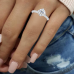 Brushpati Single Diamond Wedding ring