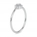 Amazia 18K White Gold Lightweight Diamond Ring