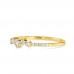 Princess Diana Round Diamond Ring with 18K Gold