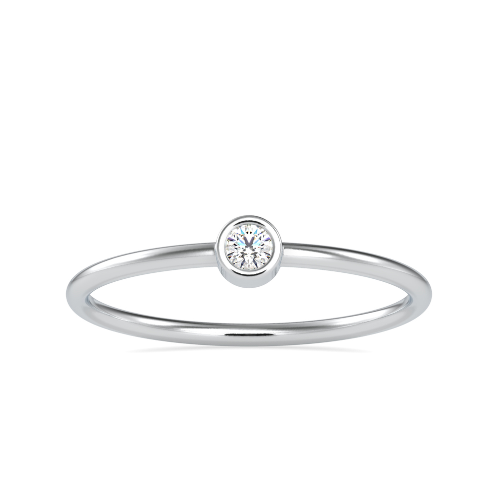 Maisha Bezel Set Diamond Ring
