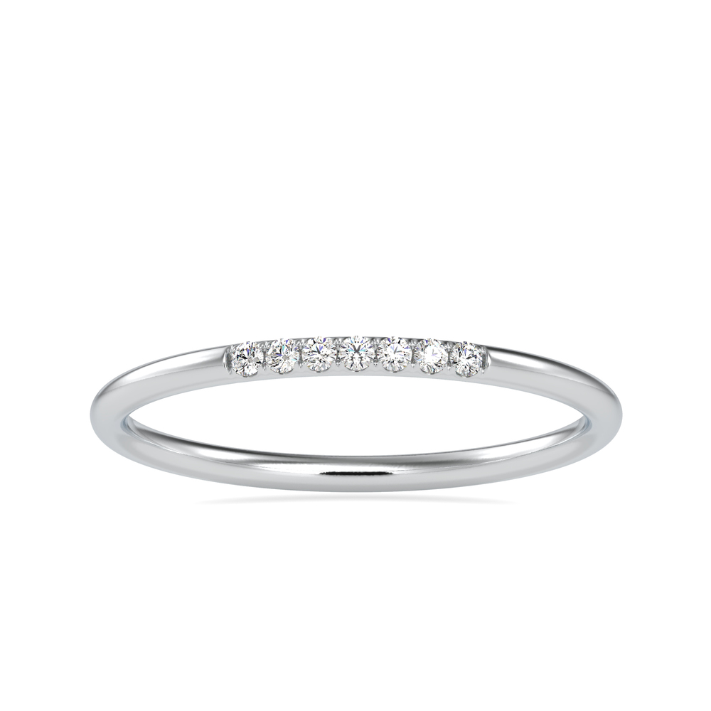 Sarwasv Single Line Diamond Ring