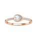 Carina Pear Solitaire Diamond Ring