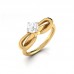 The Tie Ring in 0.50Ct Solitaire