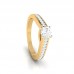 The Veer Solitaire Ring 