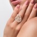 Cloris Natural Diamond Cocktail Ring