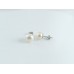 8MM White Pearl Stud Earrings in 925 Sterling Silver for Women & Men